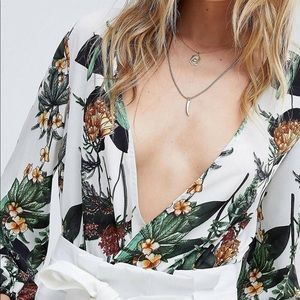 ASOS Pretty little thing floral bodysuit